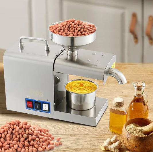 Home-Use Multifunctional Hot Oil Press Machine - Efficient & Compact Oil Extraction