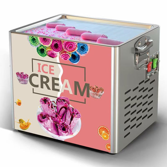 spazies small ice frying machine - roller icecream machine 20 days delivery ( pre order only ) 16 kg